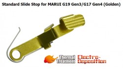 Guarder Standard Slide Stop for MARUI G19 Gen3/G17 Gen4 (Golden)
