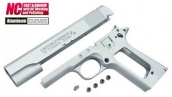 Guarder Aluminum Slide & Frame for MARUI Series'70 (with Marking/Silver Color)