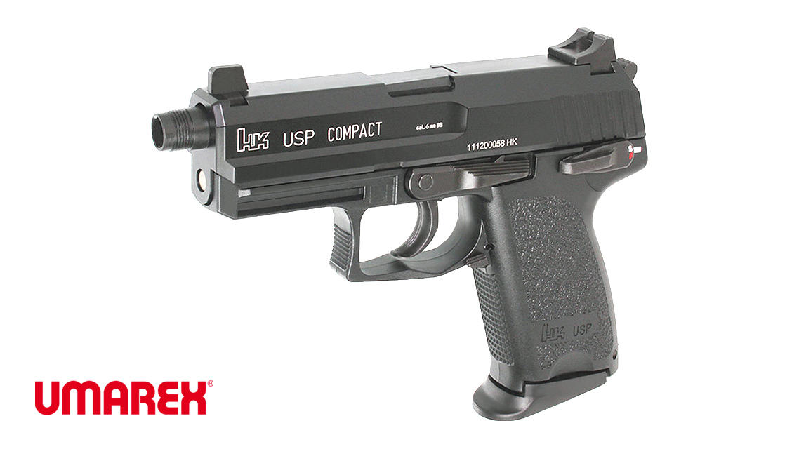 Umarex H&K USP Compact Tactical GBB Pistol Model: UMAREX-GBB-USPC