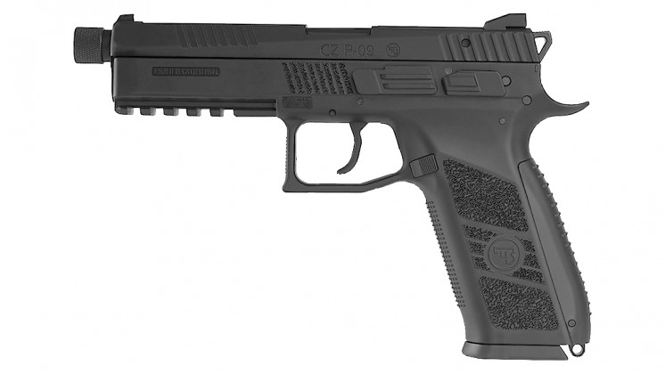 KJ WORKS CZ P-09 Tactical GBB Pistol (ASG Licensed) CO2 Version