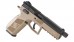 KJ WORKS CZ P-09 Tactical GBB Pistol TAN (ASG Licensed) Gas Version