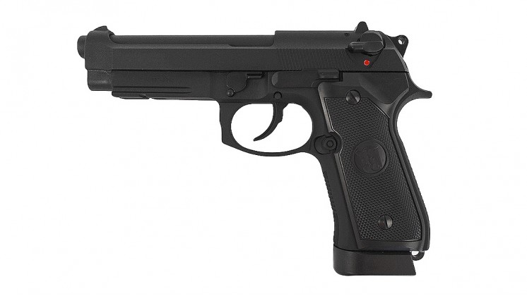 KJ Works M9A1 CO2 SPECIAL FULL METAL GBB Pistol (Black)