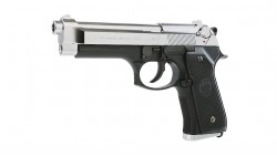 TOKYO MARUI M92F MILITARY GBB Pistol (Silver Slide)