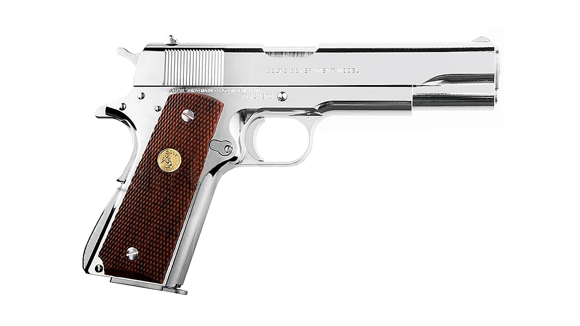 Tokyo Marui Government Mark IV Series 70 GBB Pistol (Nickel Finish 